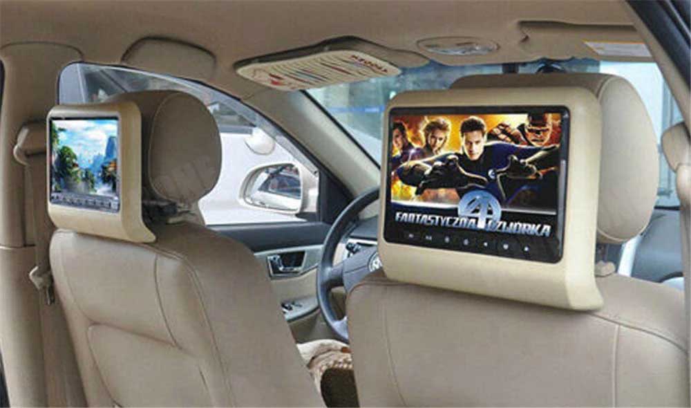 DVD pour support de tête de voiture